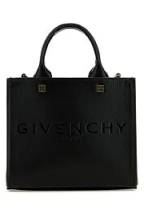 Black leather mini G-Tote handbag    