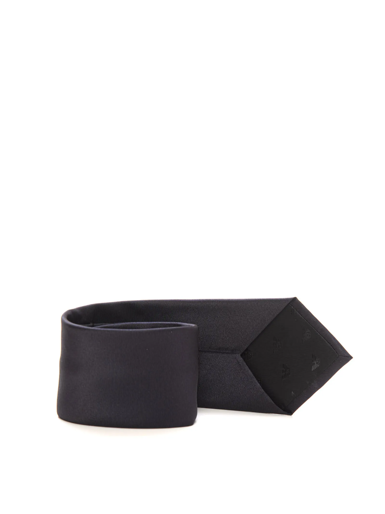 Cravatta Nero Emporio Armani Uomo