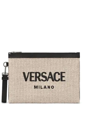 Versace-Clutch con ricamo